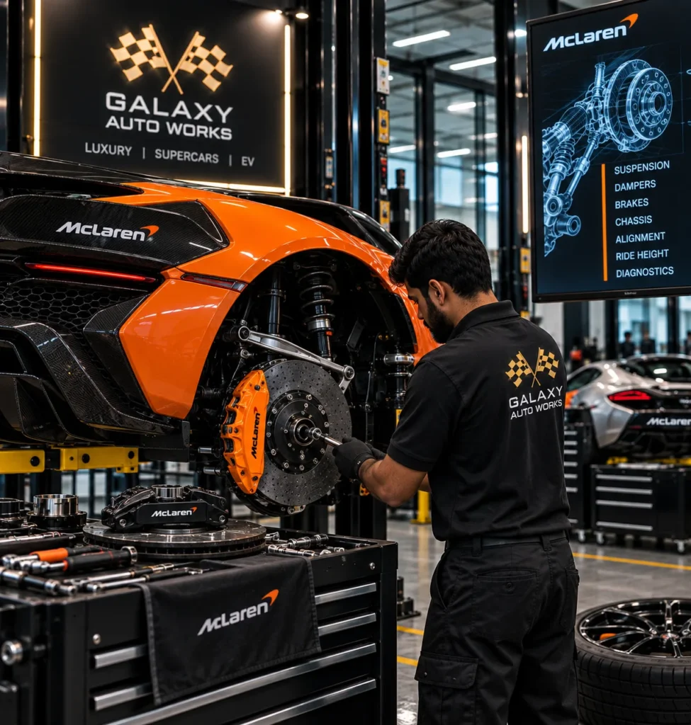 Periodic service for McLaren in Mumbai