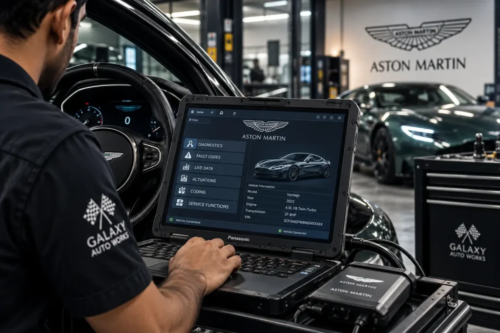 Aston Martin computer diagnostics in Mumbai